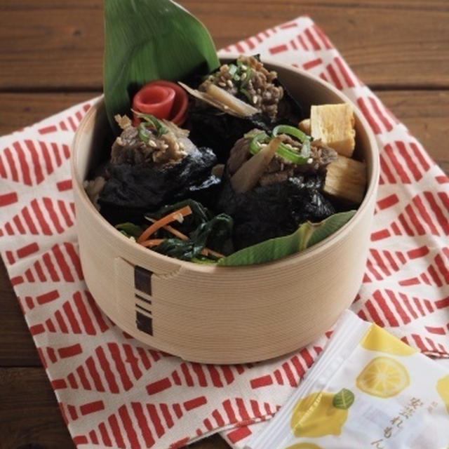 牛ごぼうのしぐれ煮おにぎり弁当
