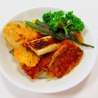 ホットプレートで作るこんがりチーズ野菜サラダ