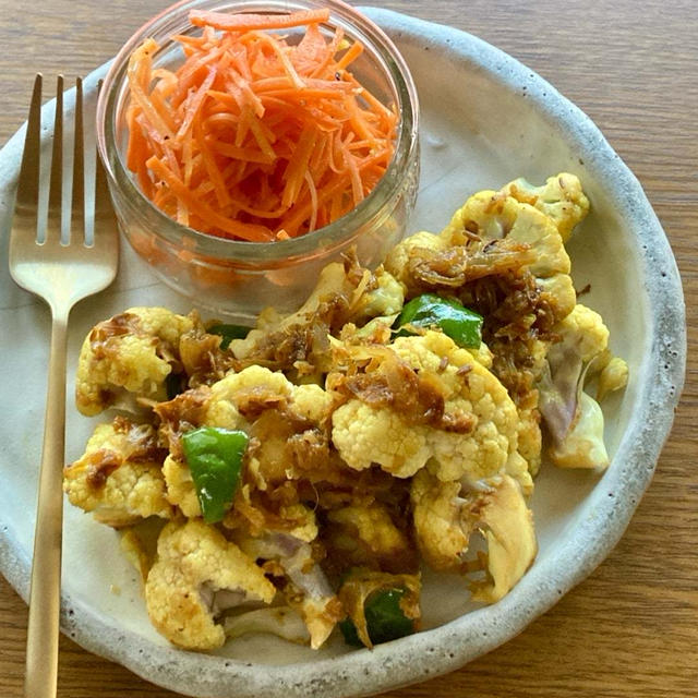 カリフラワーと野菜たち♪