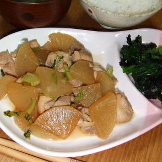 鶏肉の旨味がしみこむ?♪