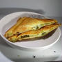 チーズ高菜ホットサンド