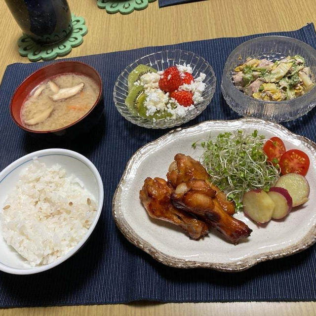 【節約レシピ】手羽元のオーブン焼き(レシピ有)メインの晩御飯