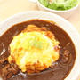 オムハヤシで晩御飯