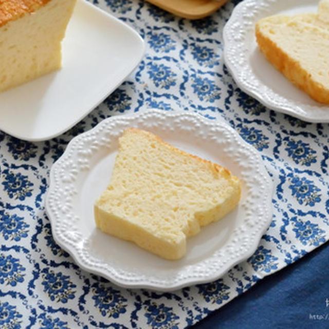 パウンド型で作る米粉のスフレヨーグルトケーキ。