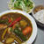スープカレー風カレー。あんこの横顔。こむら返り