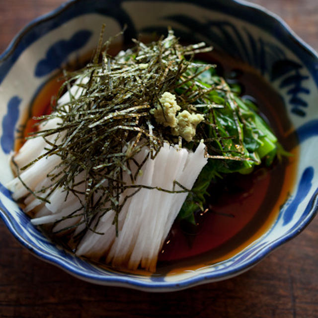 つるむらさきと山芋のおひたし By ゆりりさん レシピブログ 料理ブログのレシピ満載