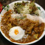 昼cafe☆たっぷり春キャベツカレーランチ☆具合が…。