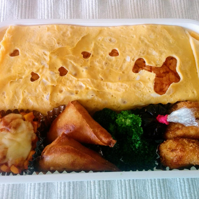 今日のお弁当　第1250号　～オムライス弁当～