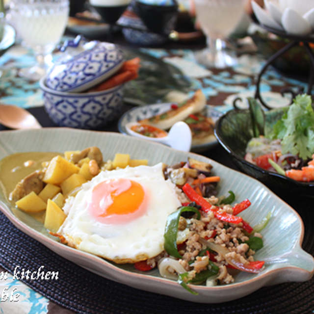 フライングタイガーの象さんとランタナがお出迎え♪タイ料理レッスンご参加ありがとうございました。