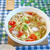 レンジで簡単♪冷たい夏のヘルシースープパスタ
