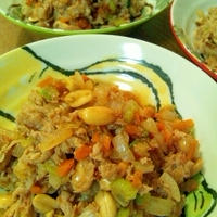 豚のアジアンそぼろ炒め