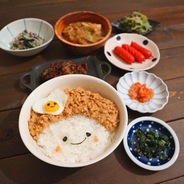 納豆＊デコごはん