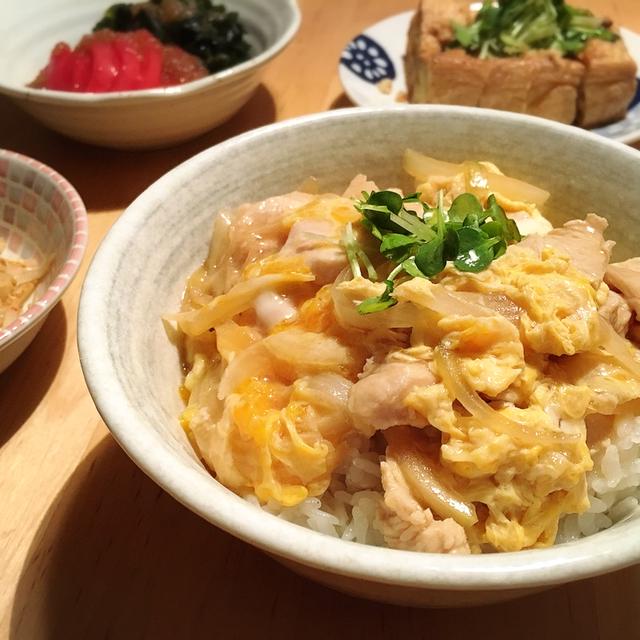 鶏胸肉でもしっとりやわらかーい親子丼