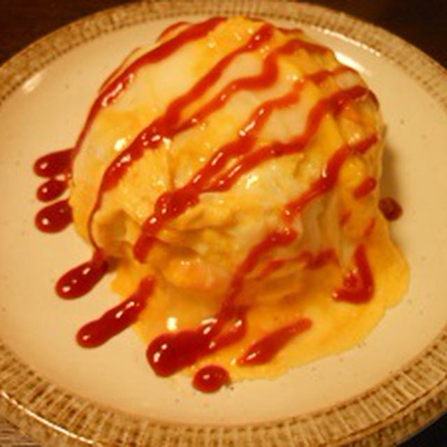 ３月５日の夕飯　***　オムライス　***