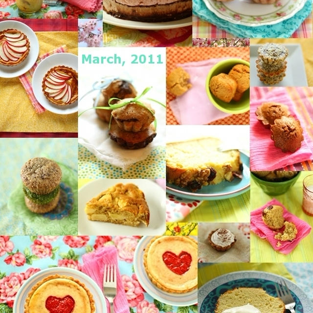 ３月に作ったスウィーツ　＊Sweets Cooked in March＊