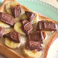 こんがりとろり＾＾焼きチョコバナナトースト