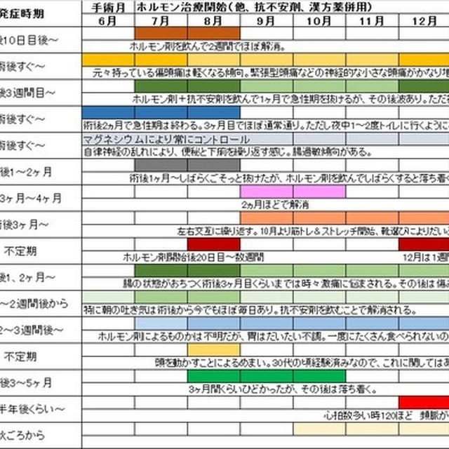 卵巣全摘出術後9ヶ月、ホルモン補充療法8ヶ月目の記録
