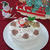 しゅうとちぃが作ったクリスマスケーキ。
