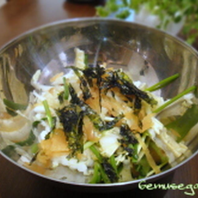 白菜のチョレギサラダ風