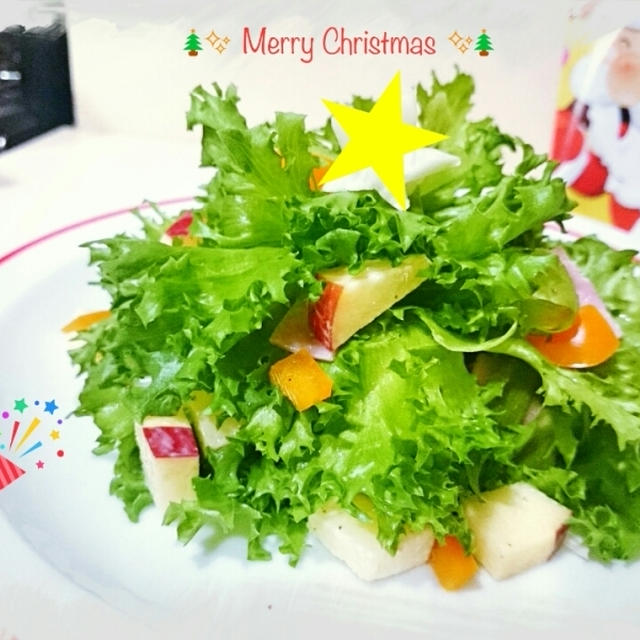 【冬サラダ】Christmasサラダと小松菜サラダ