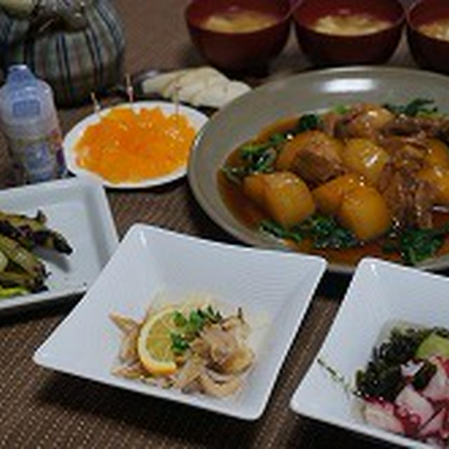 居酒屋みたいな晩御飯