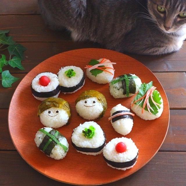 顔むすび＊おにぎりワンプレート