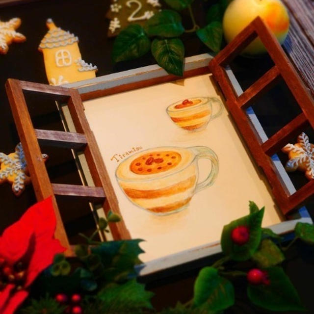 2014＊Xmas　Advent calendar＊Dec.2＊Tiramisu（ティラミス）