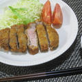 「おやじ食堂」の厚切りとんかつ定食