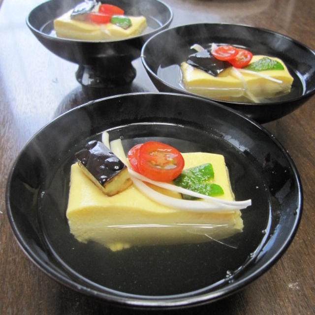 卵豆腐の椀物