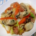 牡蠣と野菜のオイスターソース炒め by カナシュンばーばさん