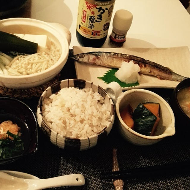 秋刀魚の塩焼きとか