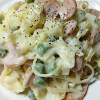 超クリーミーじゃがパスタ～はやゆでパスタですぐできた