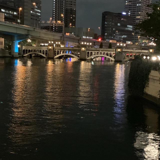 大阪から、大江橋、淀屋橋、本町と酔い歩き