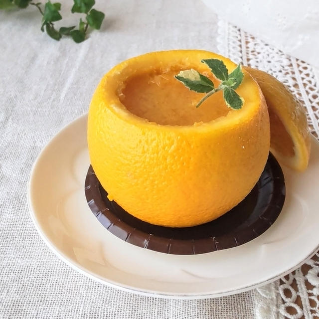 【美肌SWEETS】『オレンジミントティーゼリー』の美肌スイーツレシピ