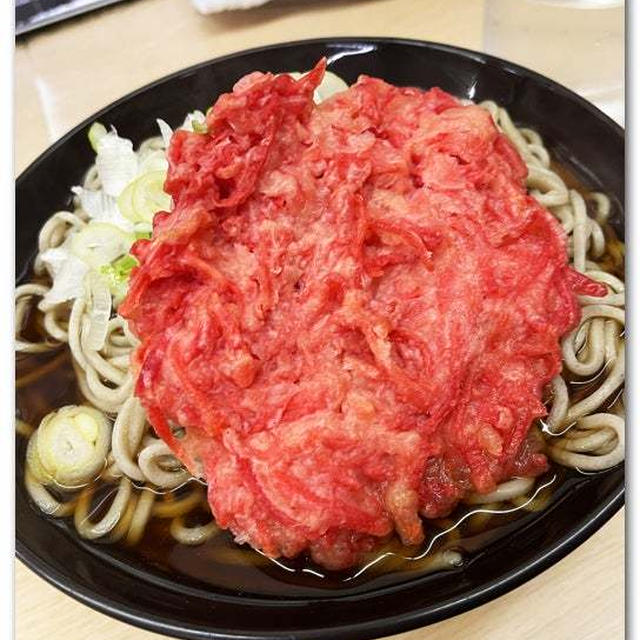 天ぷらそばで紅生姜天を選んで啜る（番外編）〜そば八〜