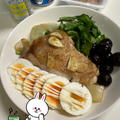おウチ時間☆レモンペッパーフライパン焼きチキン