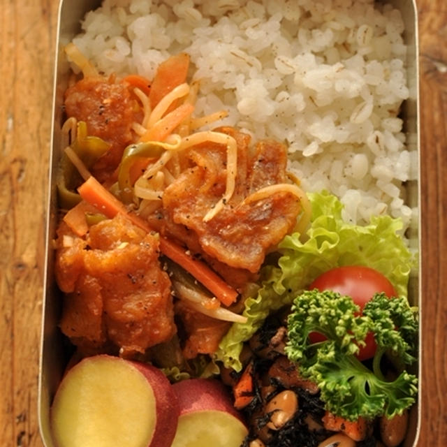 モヤシの酢豚弁当