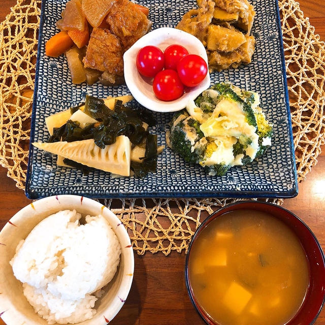 ランチは残り物定食です！