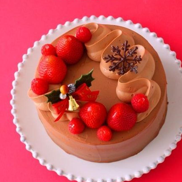 クリスマスケーキ第二弾！チョコレートケーキ♪