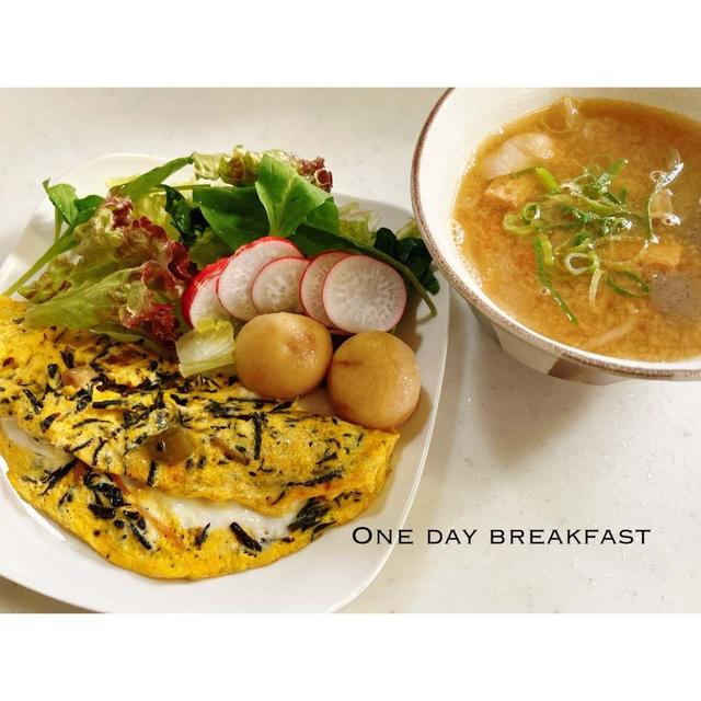 本日の朝ごはん。