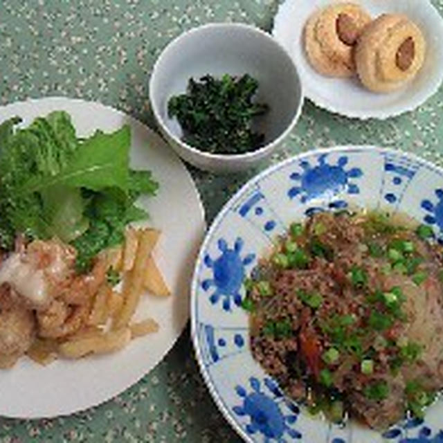２月第４週の教室、明るい色の中華、冬も終わりだ・・・