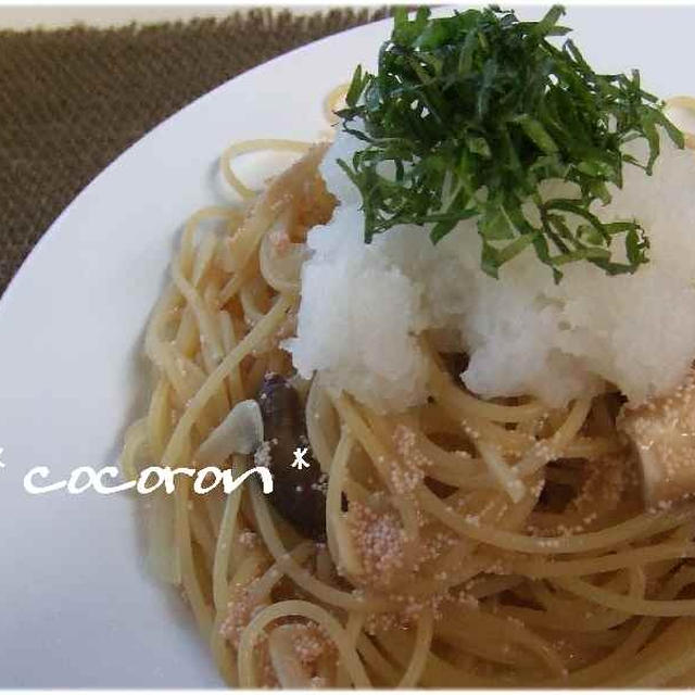 卸し明太子 de 和風スパゲッティ