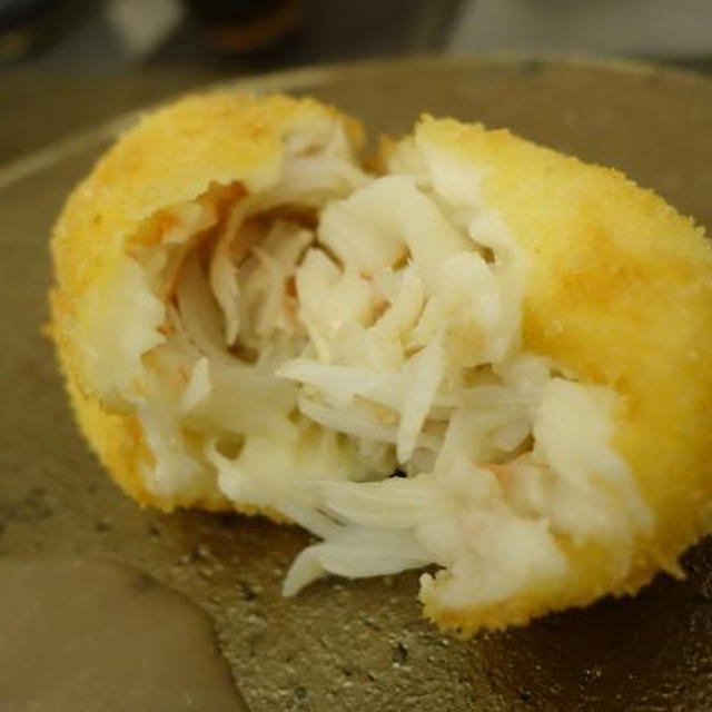 日本料理ですが、蟹のコロッケが驚きのおいしさ★港区三田「晴山（せいざん）」