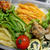 野菜の3色弁当