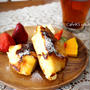 タルトタタン的なパンケーキ　時短朝ごはん