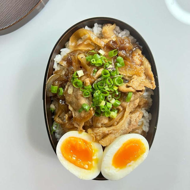 豚のしょうが焼きのっけ弁当♡♡