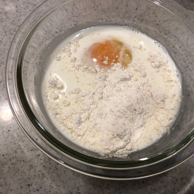 レンジ２分♡軽量いらず♡全卵で作れるカスタードクリーム～