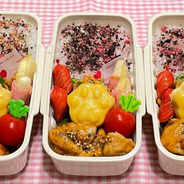 5月8日＊瞼が下がる朝…。マヨぽん炒めの簡単べんとー！！