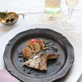 ＜魚レシピ＞鰆のポアレ（蒸し焼き）と秋野菜添え　マリアージュには《タヴェルネッロ　オルガニコ》