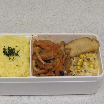 わたしのお弁当　〜ポークチャップのお弁当〜